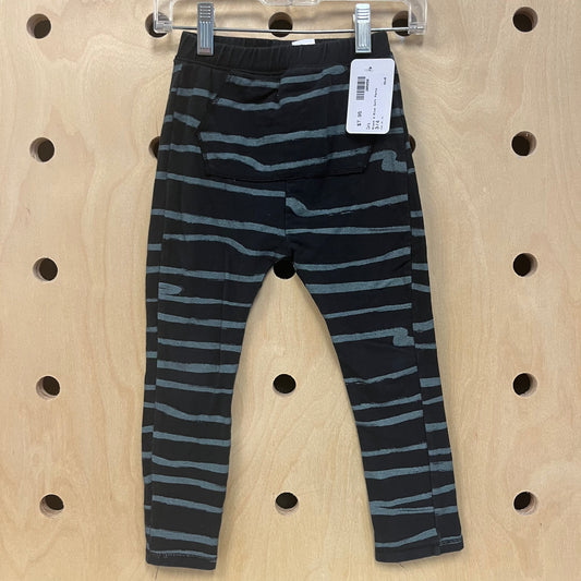 Black & Blue Soft Pants
