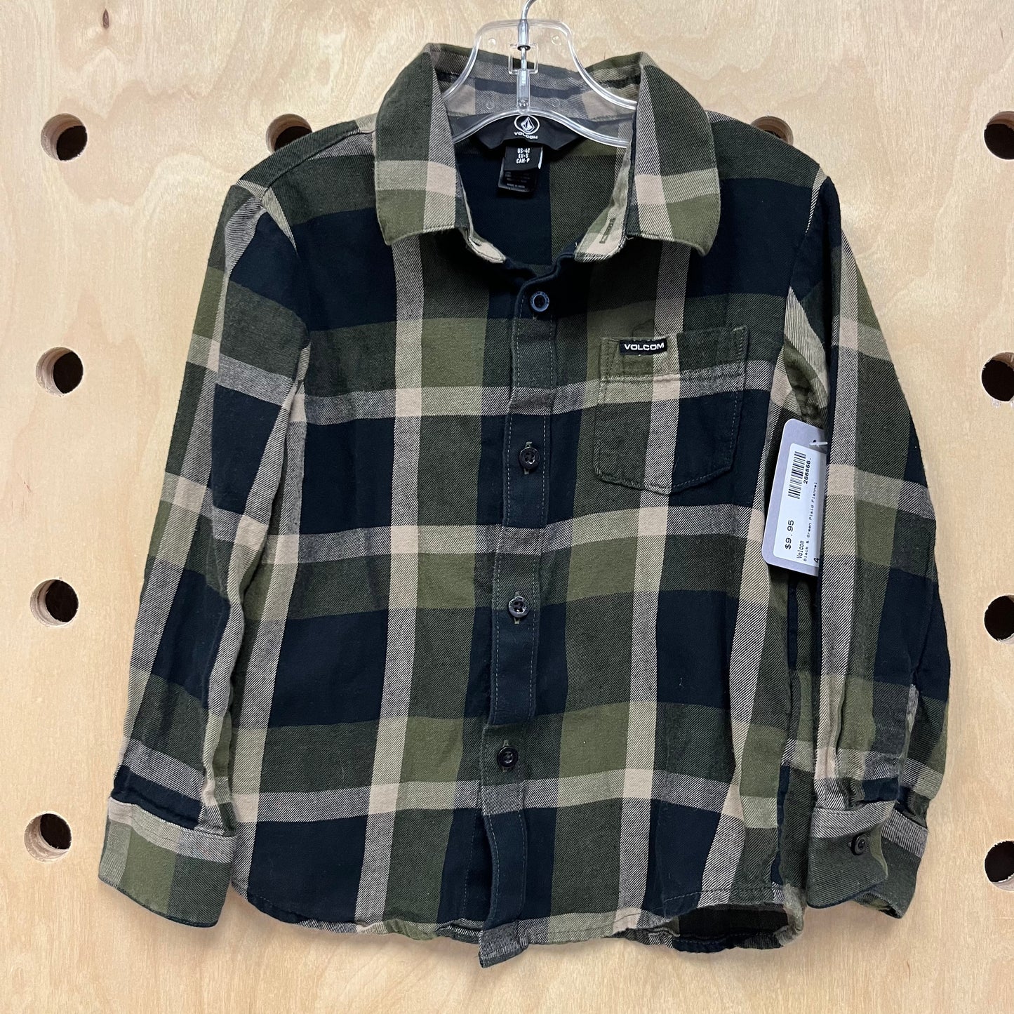 Black & Green Plaid Flannel