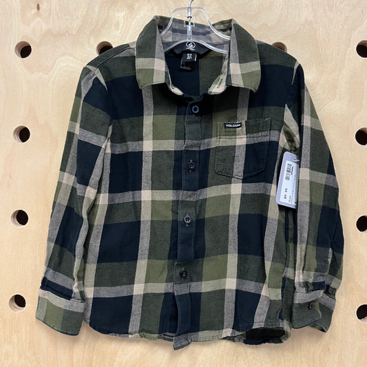 Black & Green Plaid Flannel