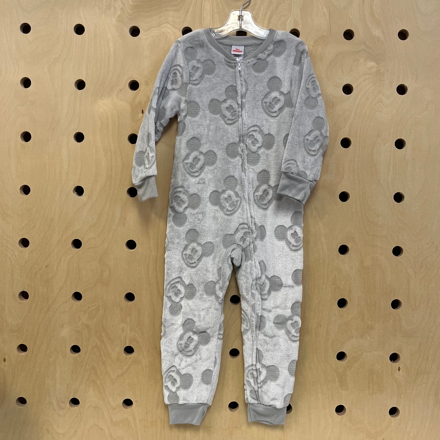 Grey Mickey Fleece Pajamas