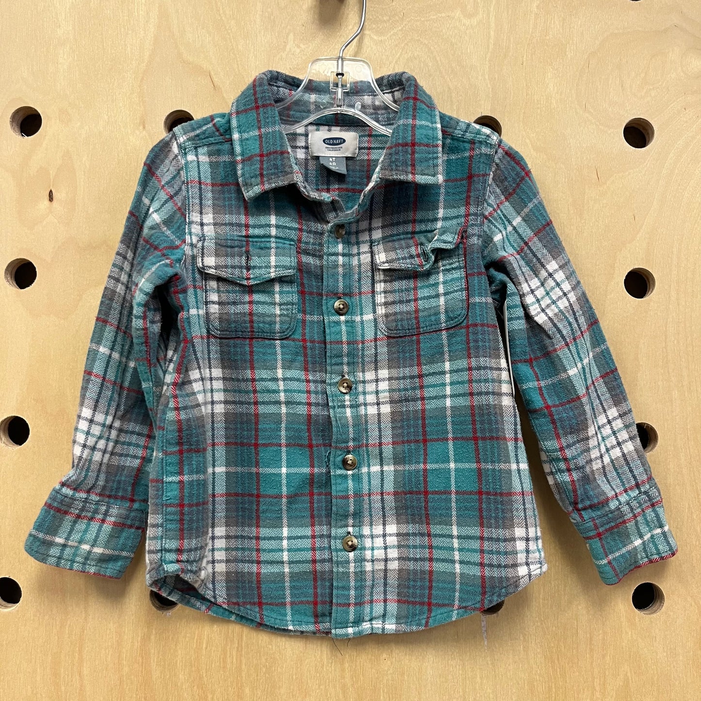 Teal Flannel