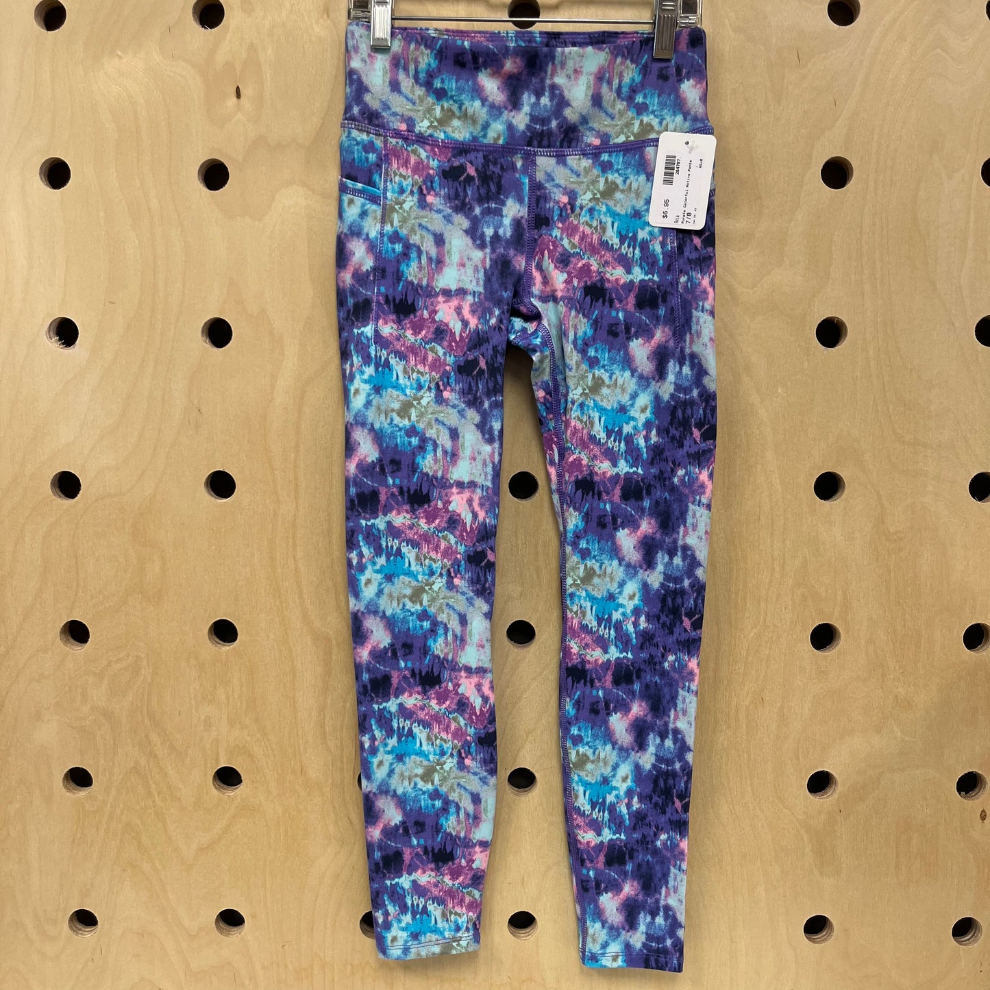 Purple Colorful Active Pants