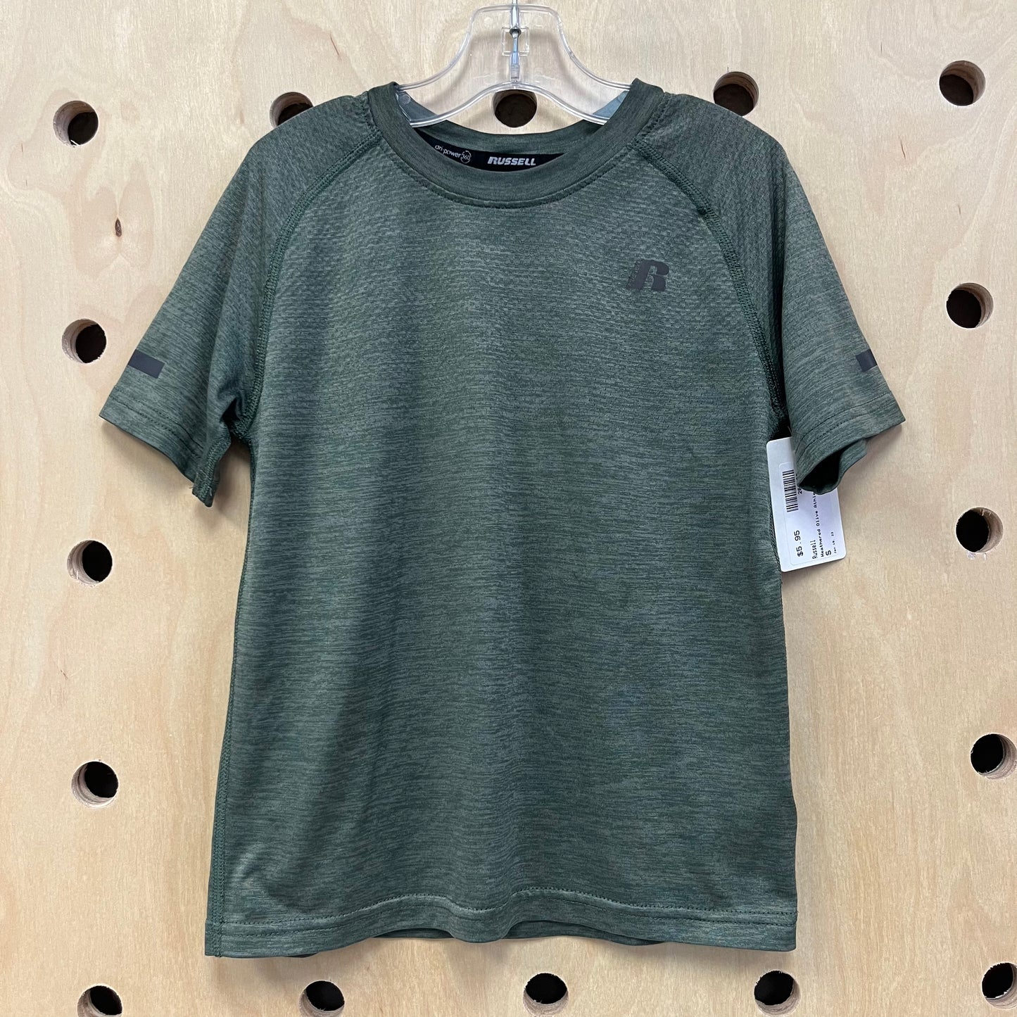 Heathered Olive Athletic Tee