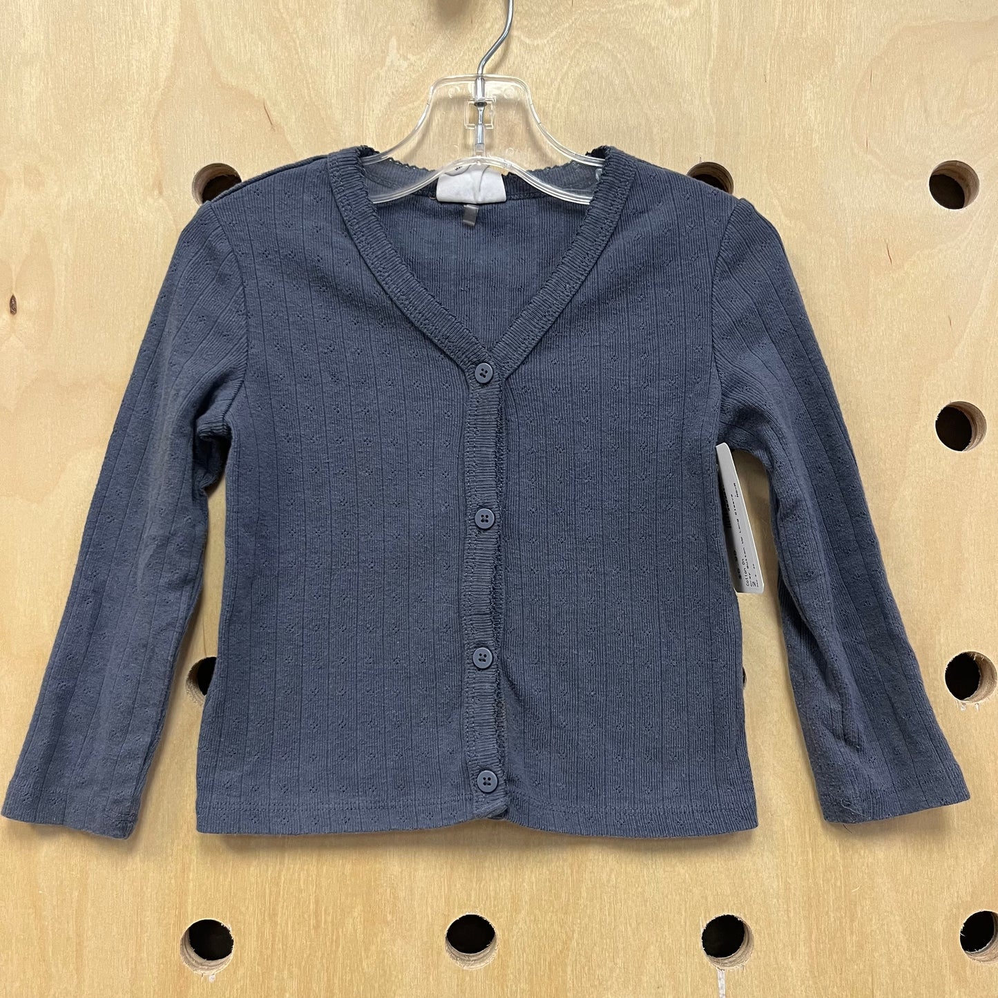 Grey Button Up Long Sleeve