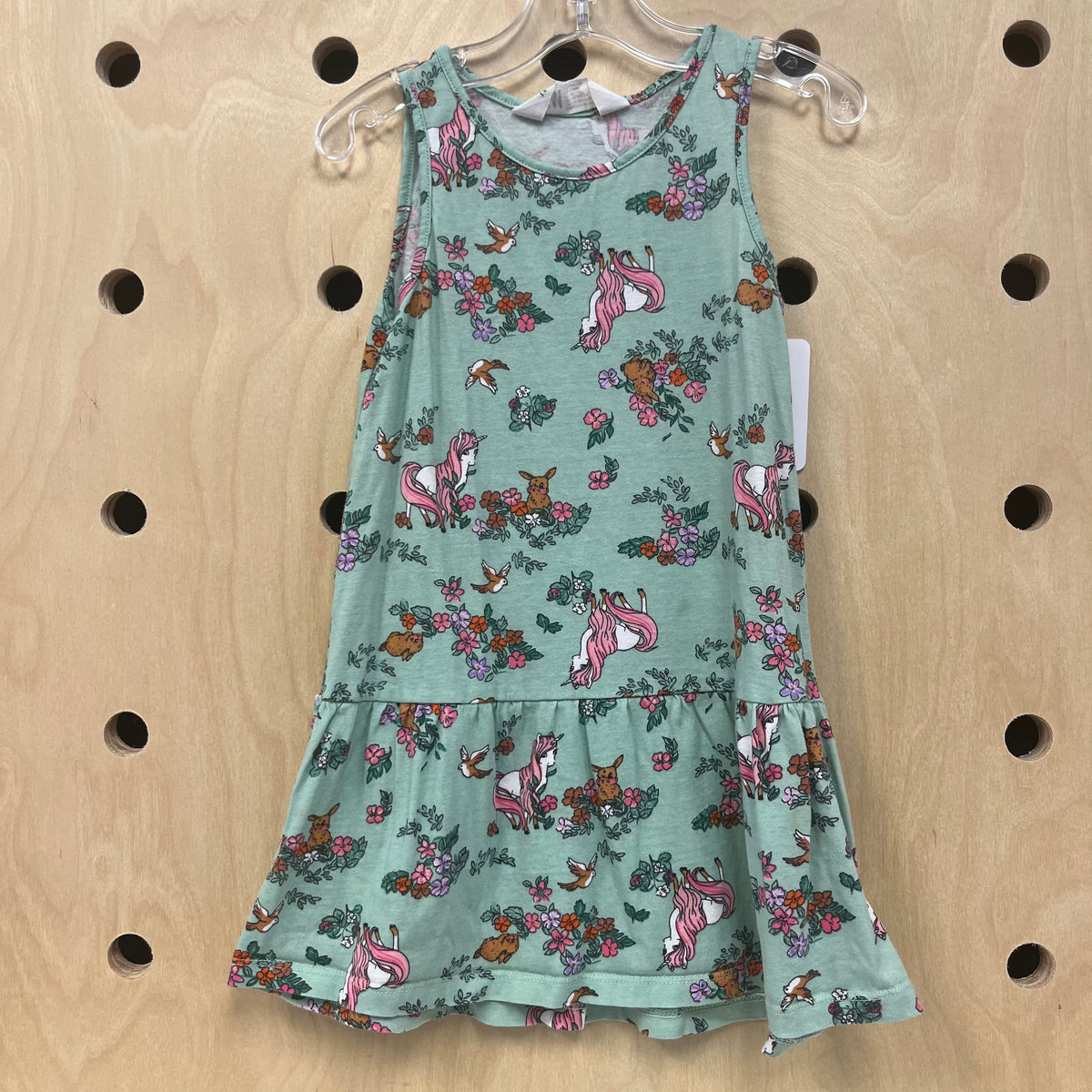 Mint Woodland Unicorn Dress