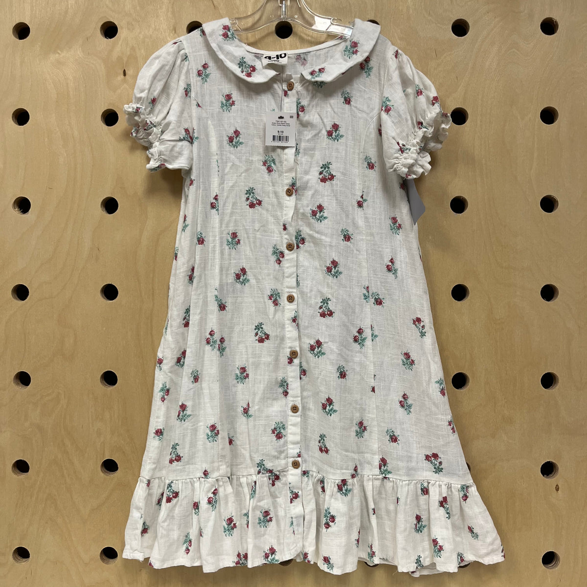 White Floral Dress NEW!