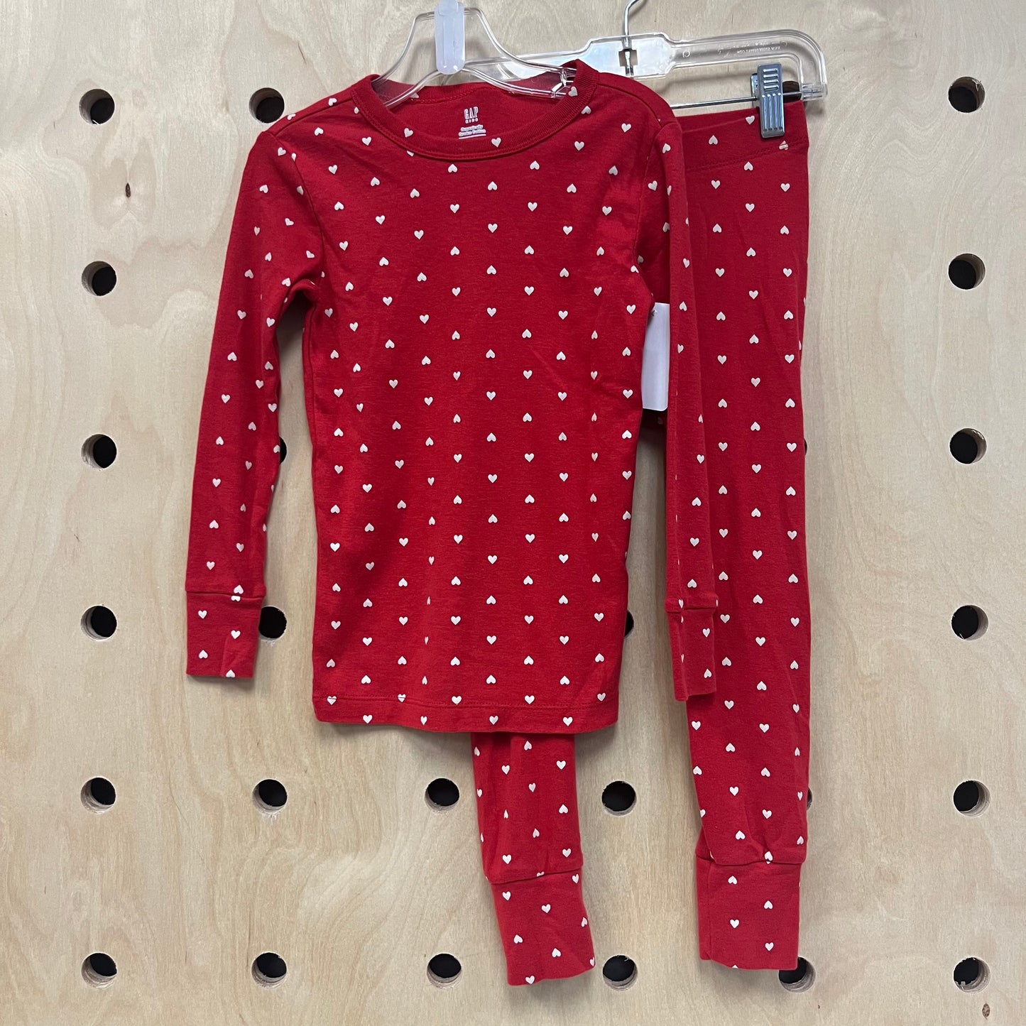 Organic Red Hearts Pajamas