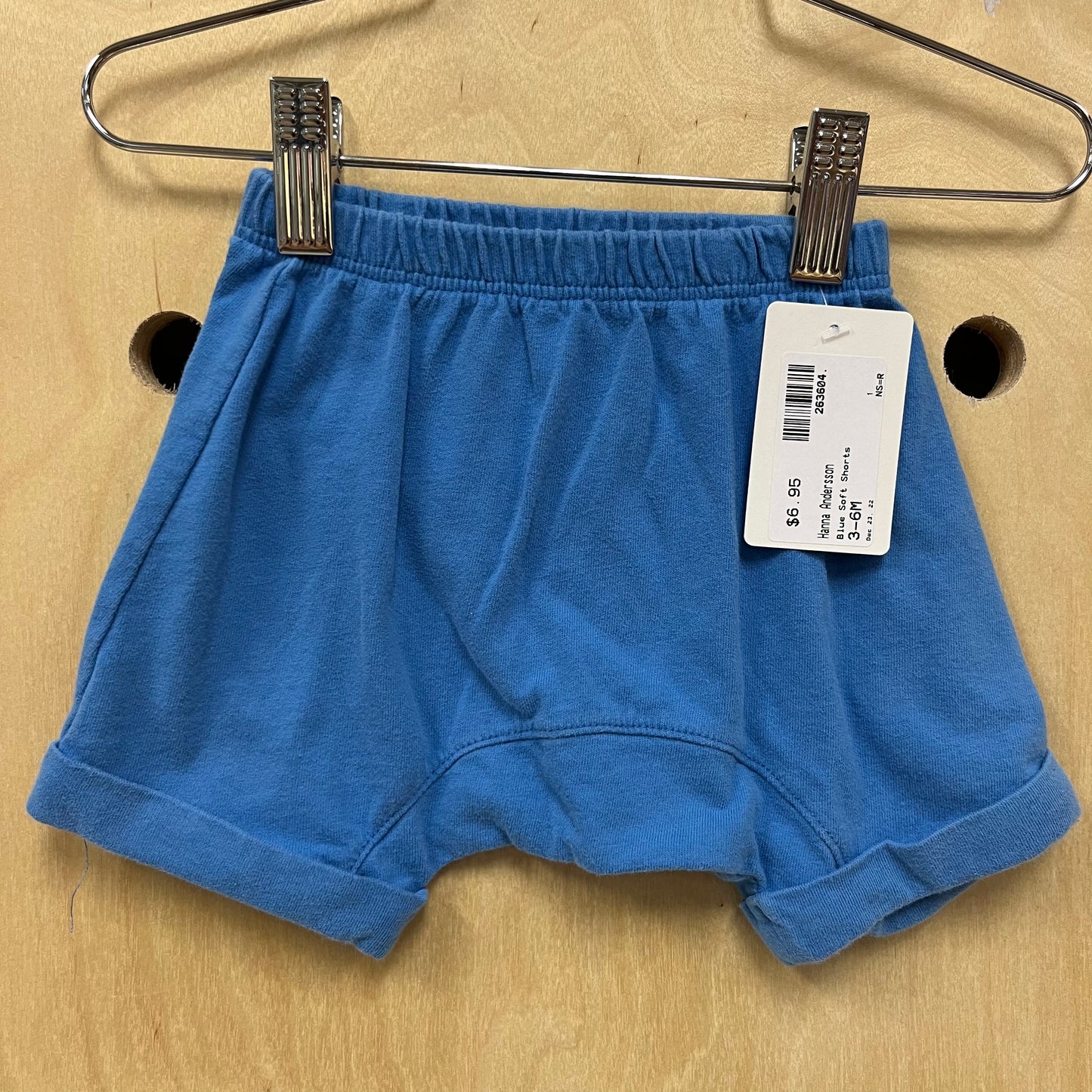 Blue Soft Shorts