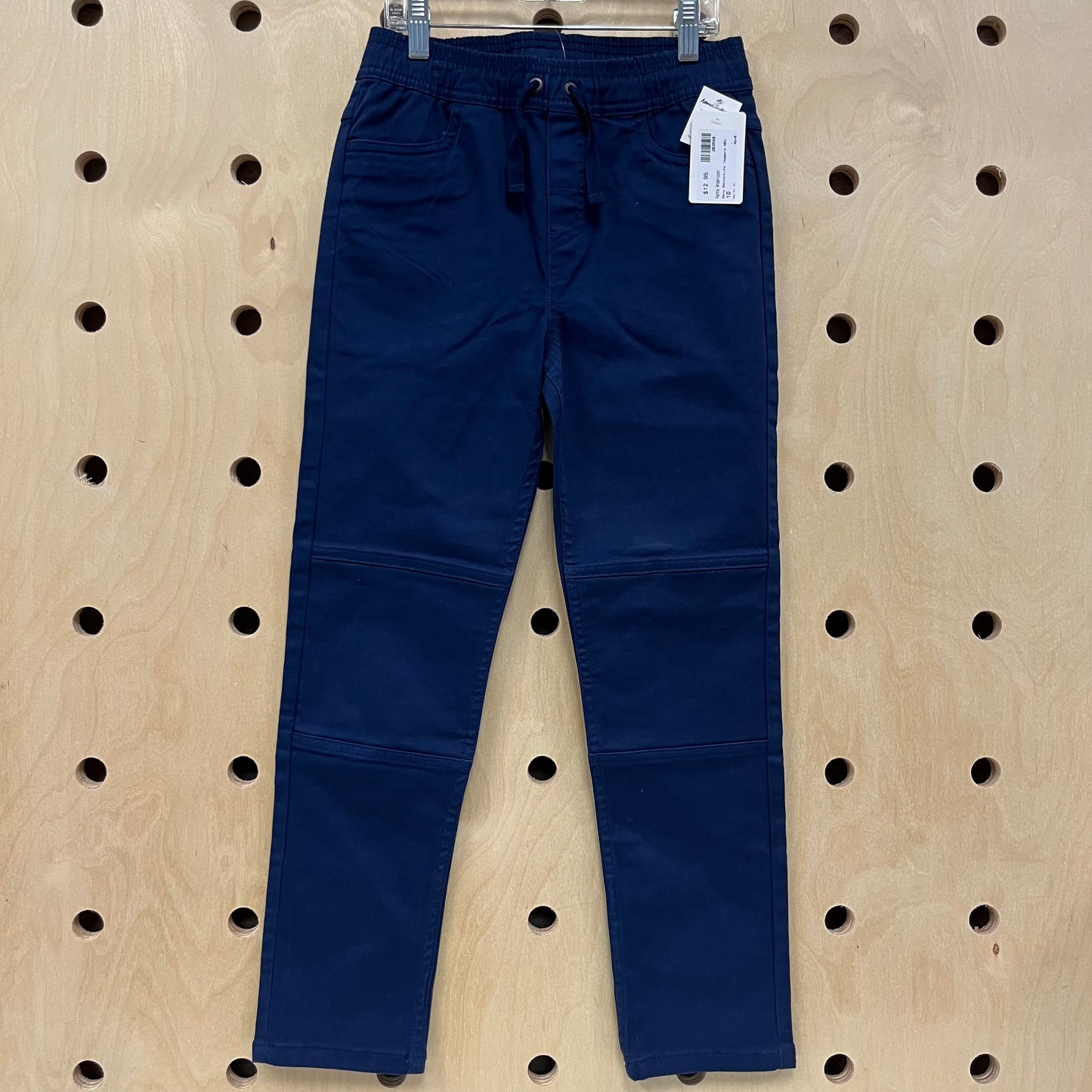 Navy Denim-Like Pants NEW