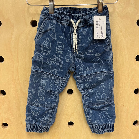 Denim Monster Joggers