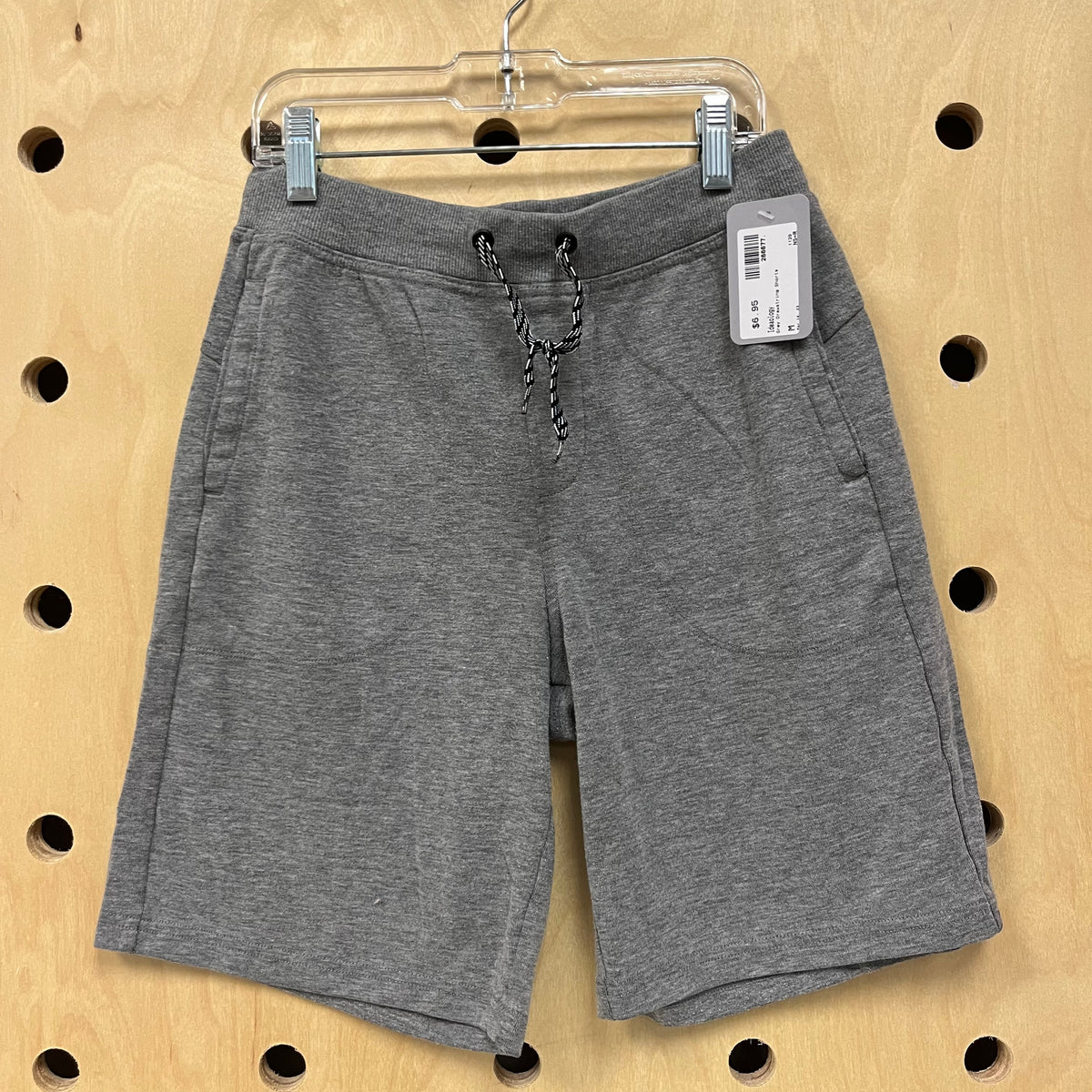 Grey Drawstring Shorts