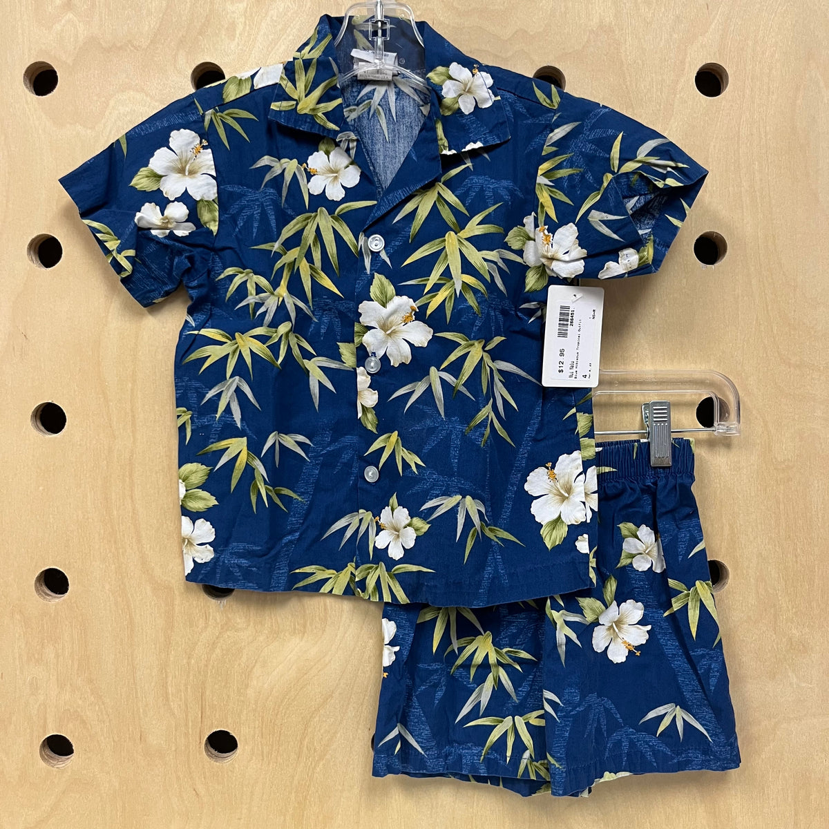 Blue Hibiscus Tropical Outfit