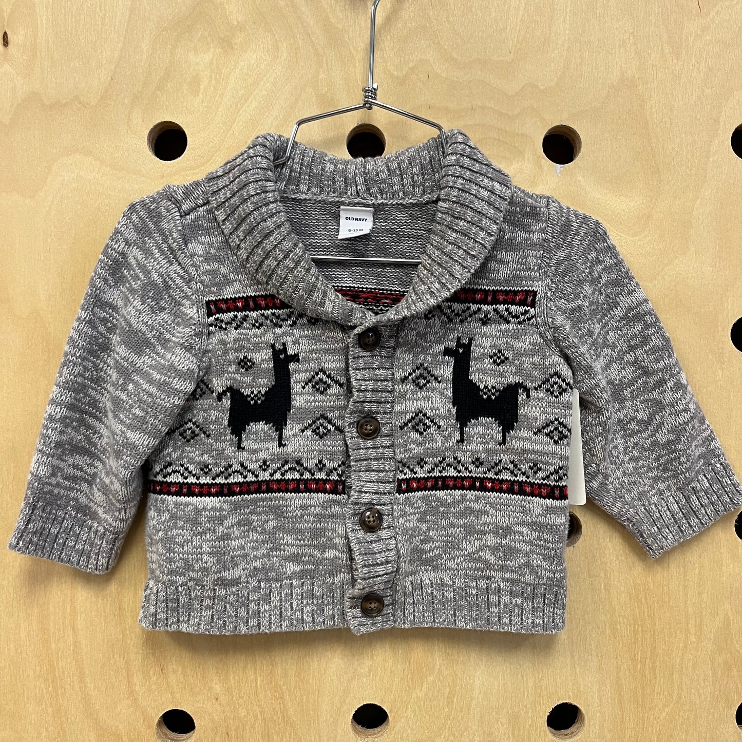 Grey Alpaca Cardigan