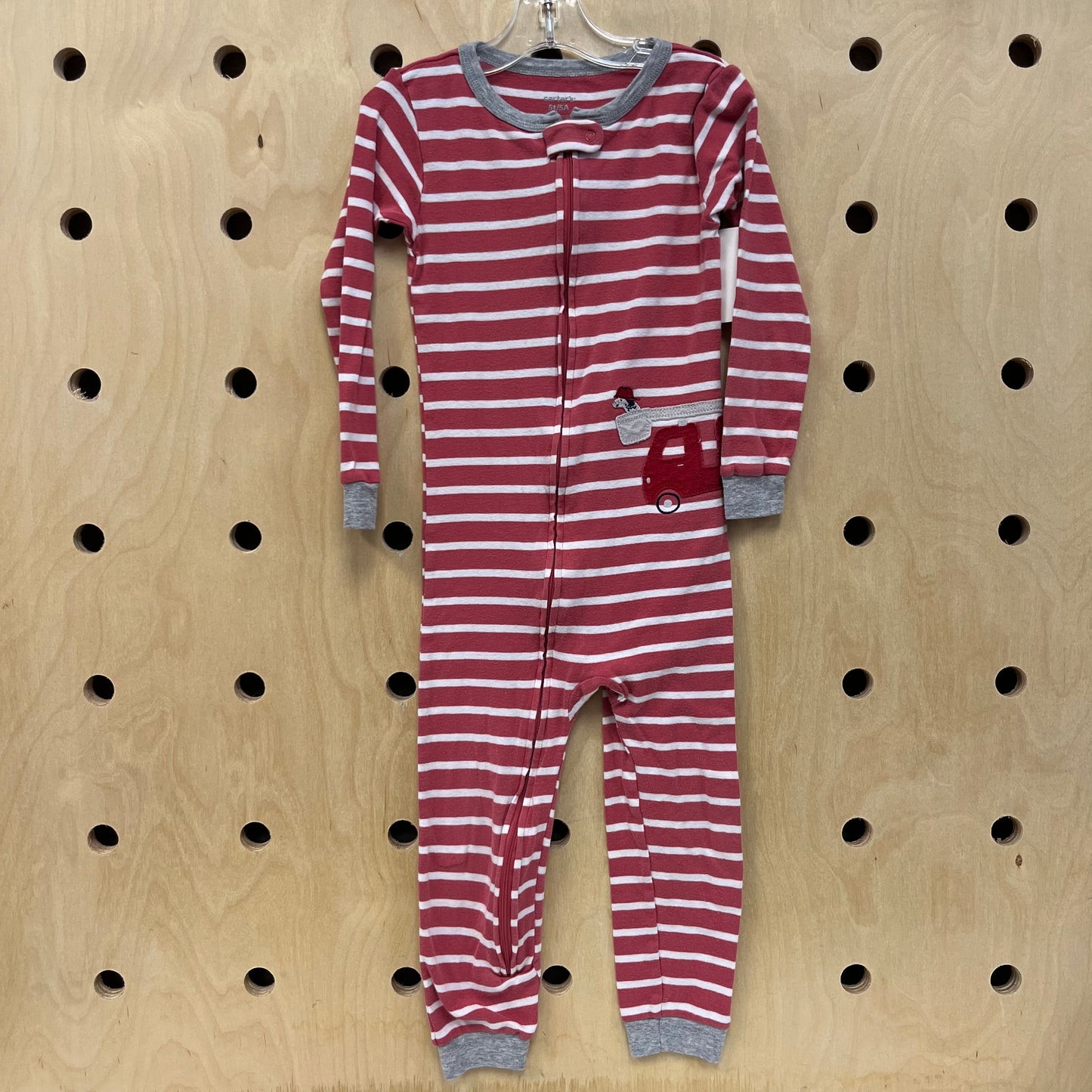 Faded Firetruck Patch Sleeper