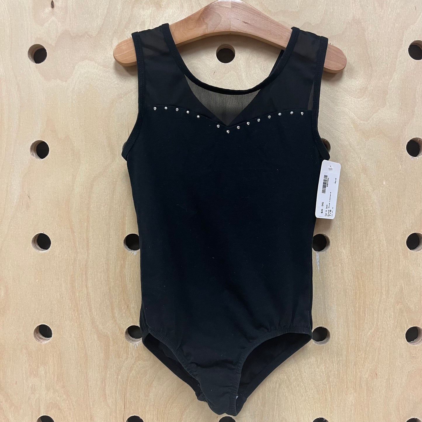 Black Stud Leotard