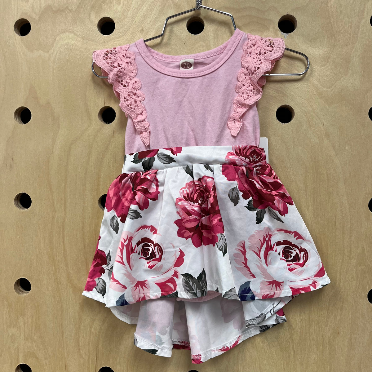 Pink Floral Dress