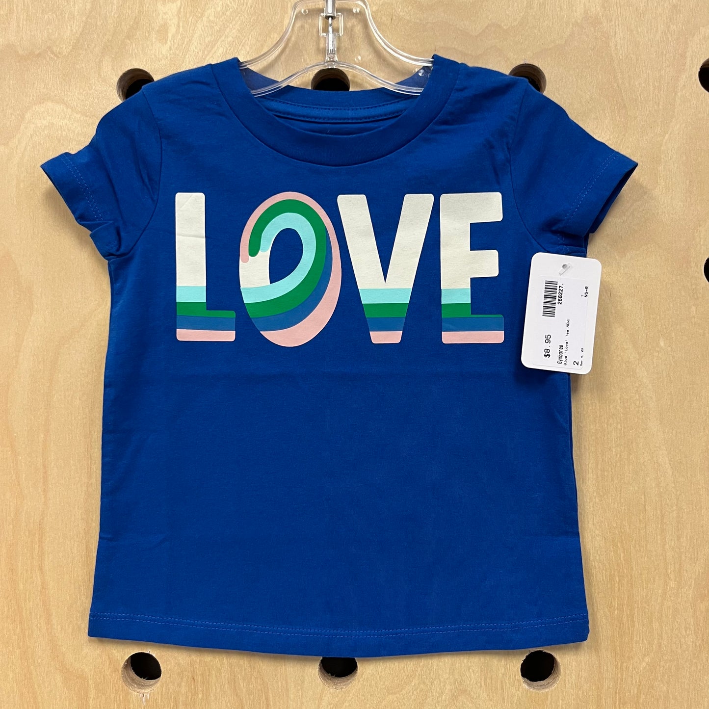 Blue 'Love' Tee NEW!