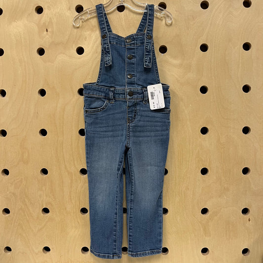 Denim Pinafore Overalls