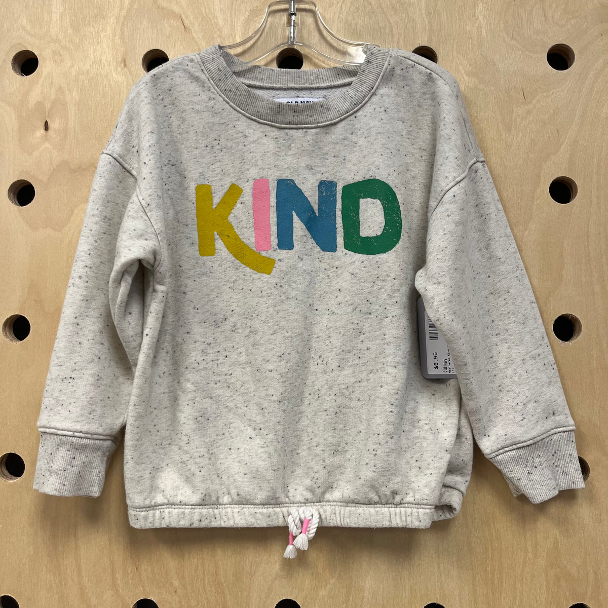 Heathered Kind Drawstring Sweatshirt