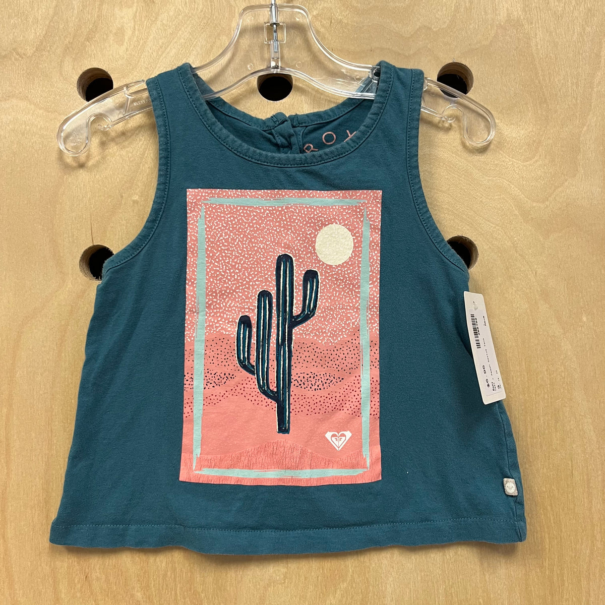 Teal + Peach Cactus Tank