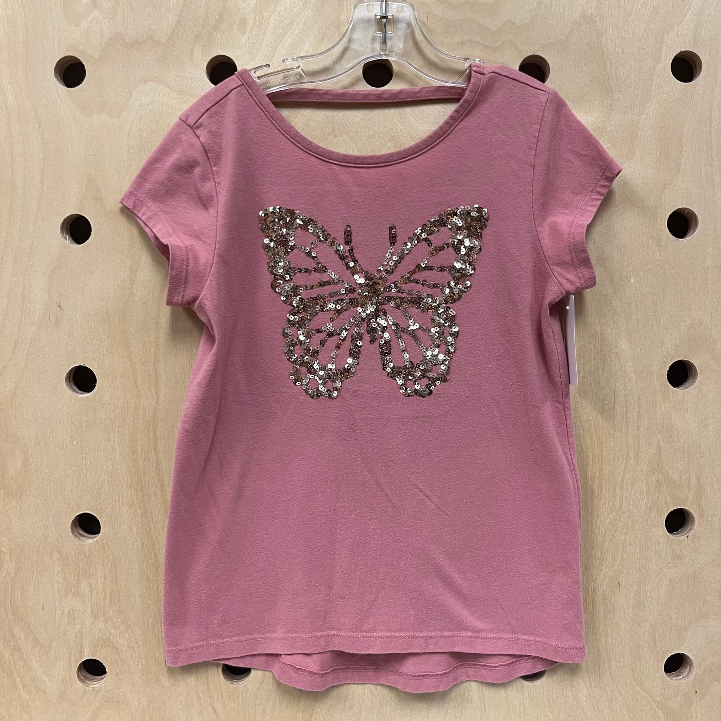 Mauve Gold Butterfly Top