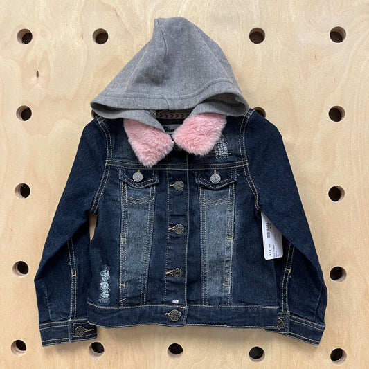 Denim Hooded Jacket