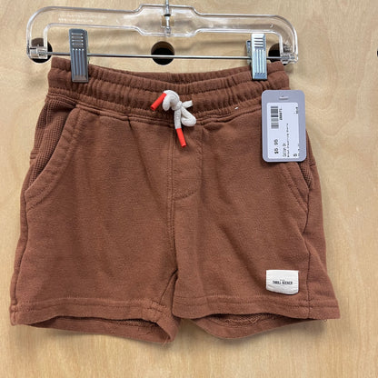 Brown Drawstring Shorts