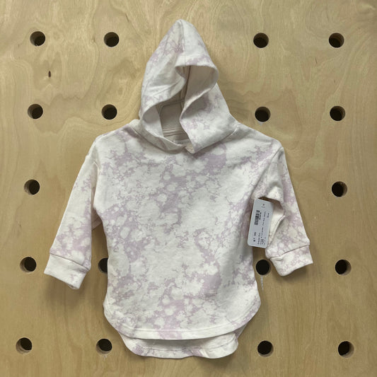 Cream & Lavender Tie Dye Hoodie
