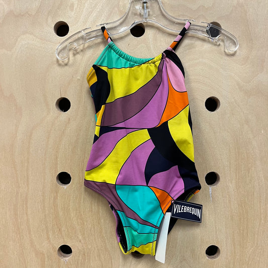 Colorful 1pc Swim Suit NEW