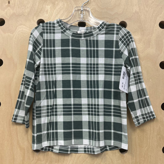 Green Plaid Bamboo Long Sleeve