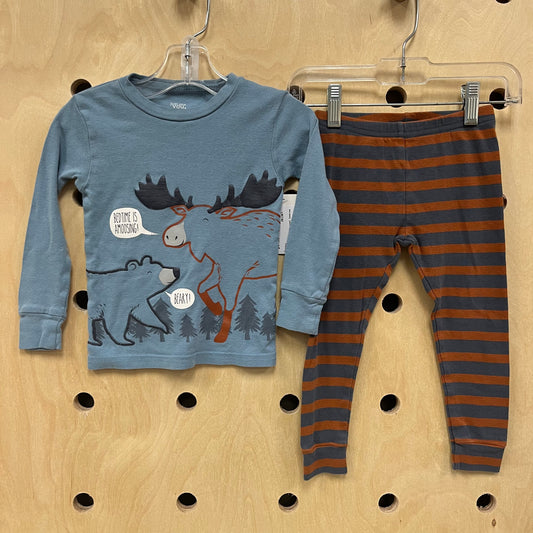 Beary Amoosing Striped Jammies
