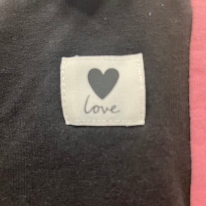 Grey & Pink Love Leggings