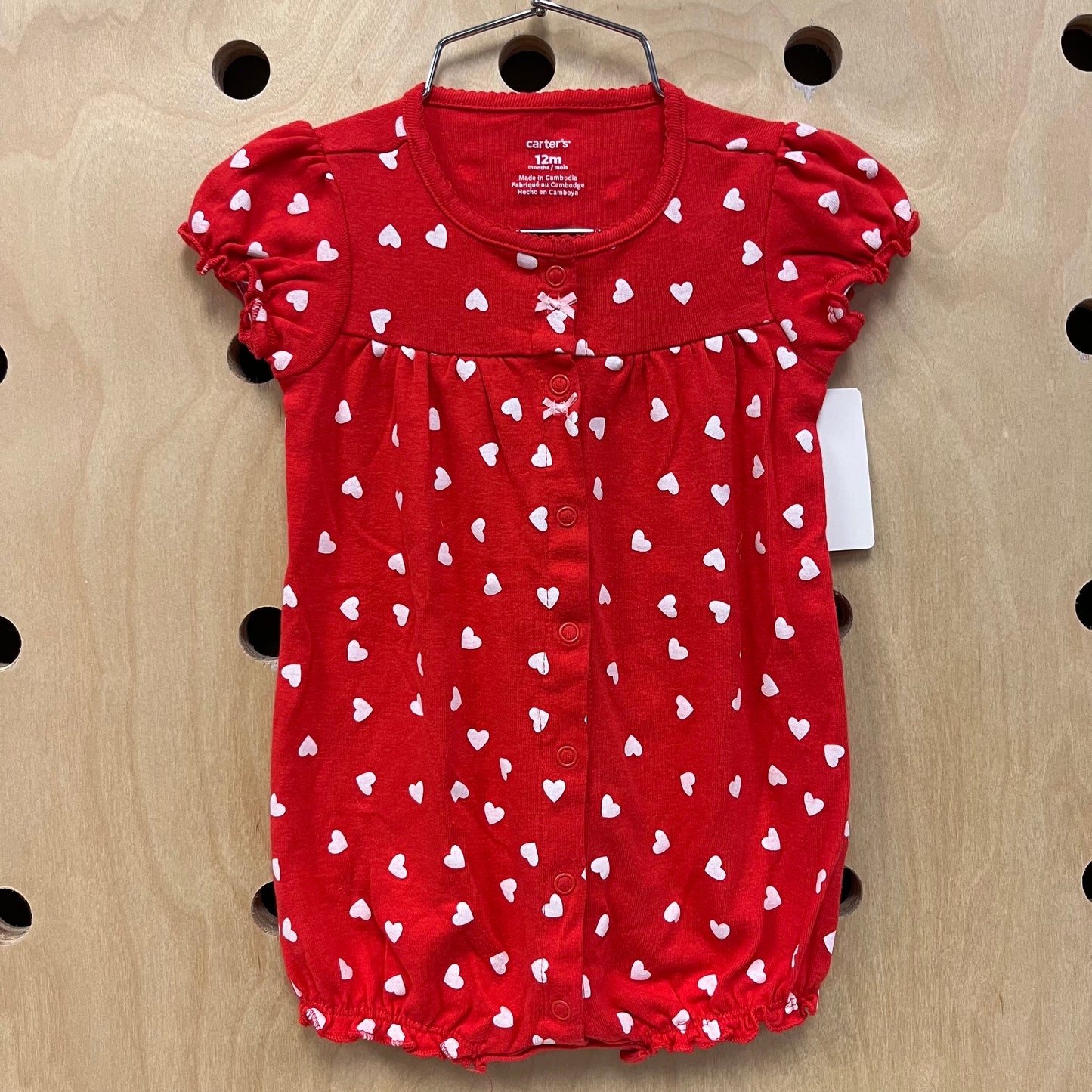 Red Hearts Romper