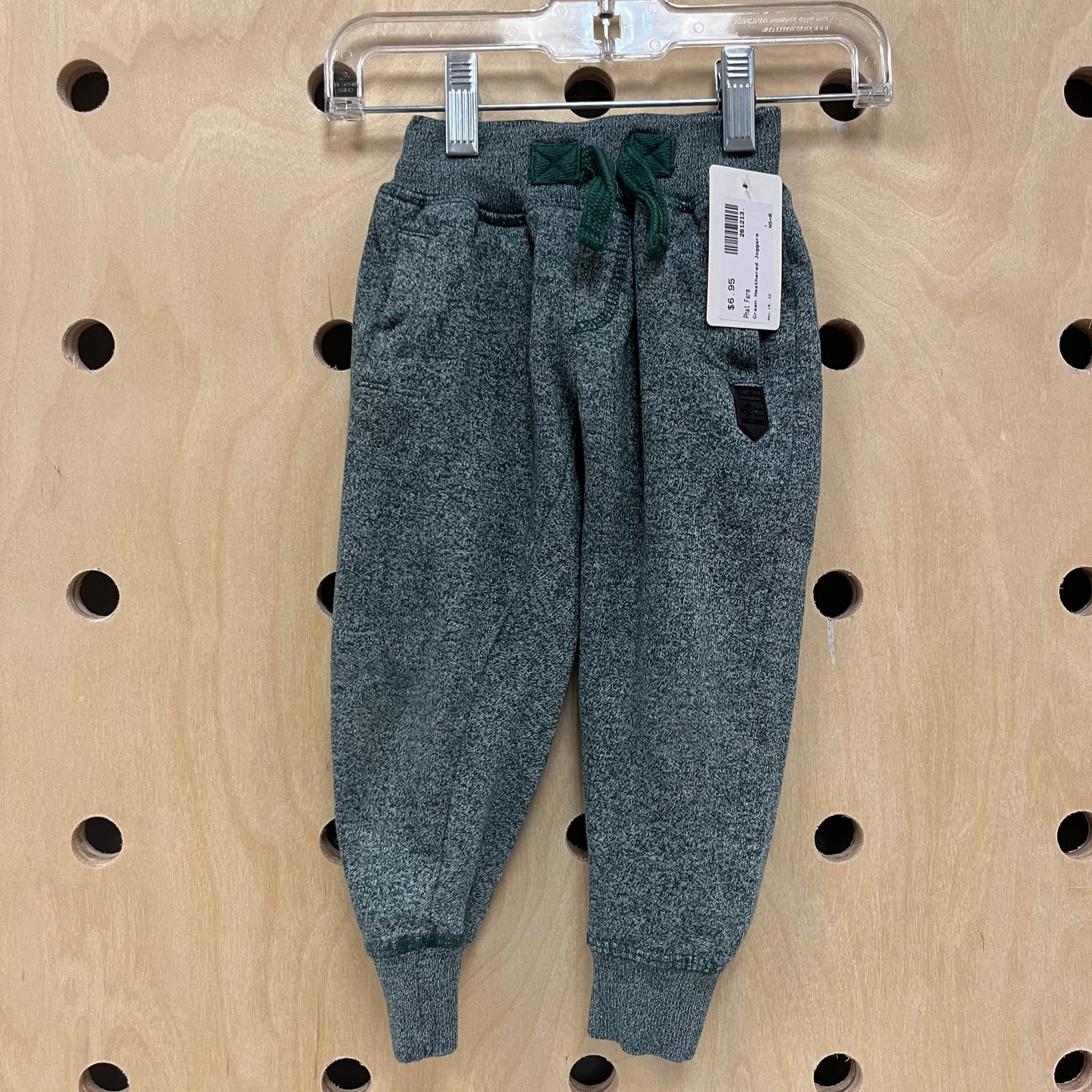Green Heathered Joggers