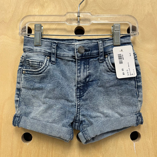 Denim Cuff Shorts