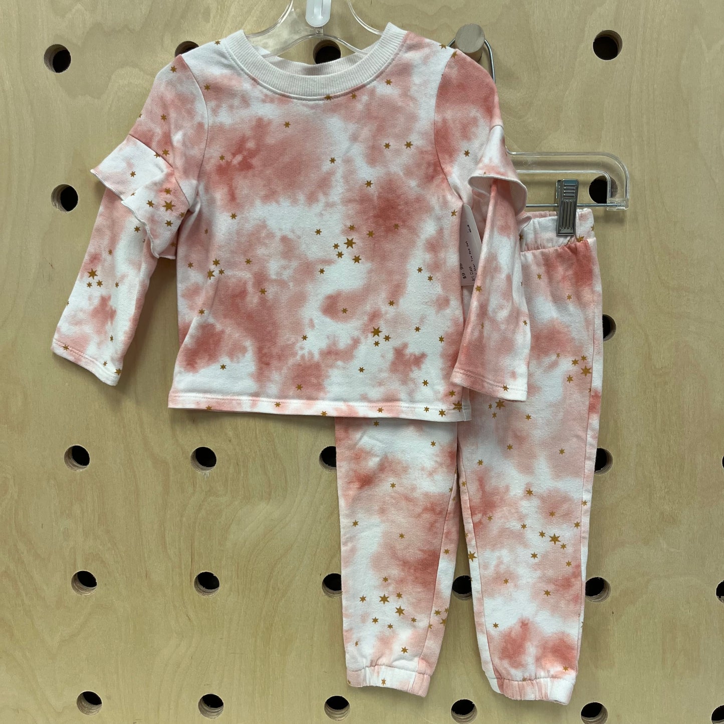 Pink Star Tie Dye Set