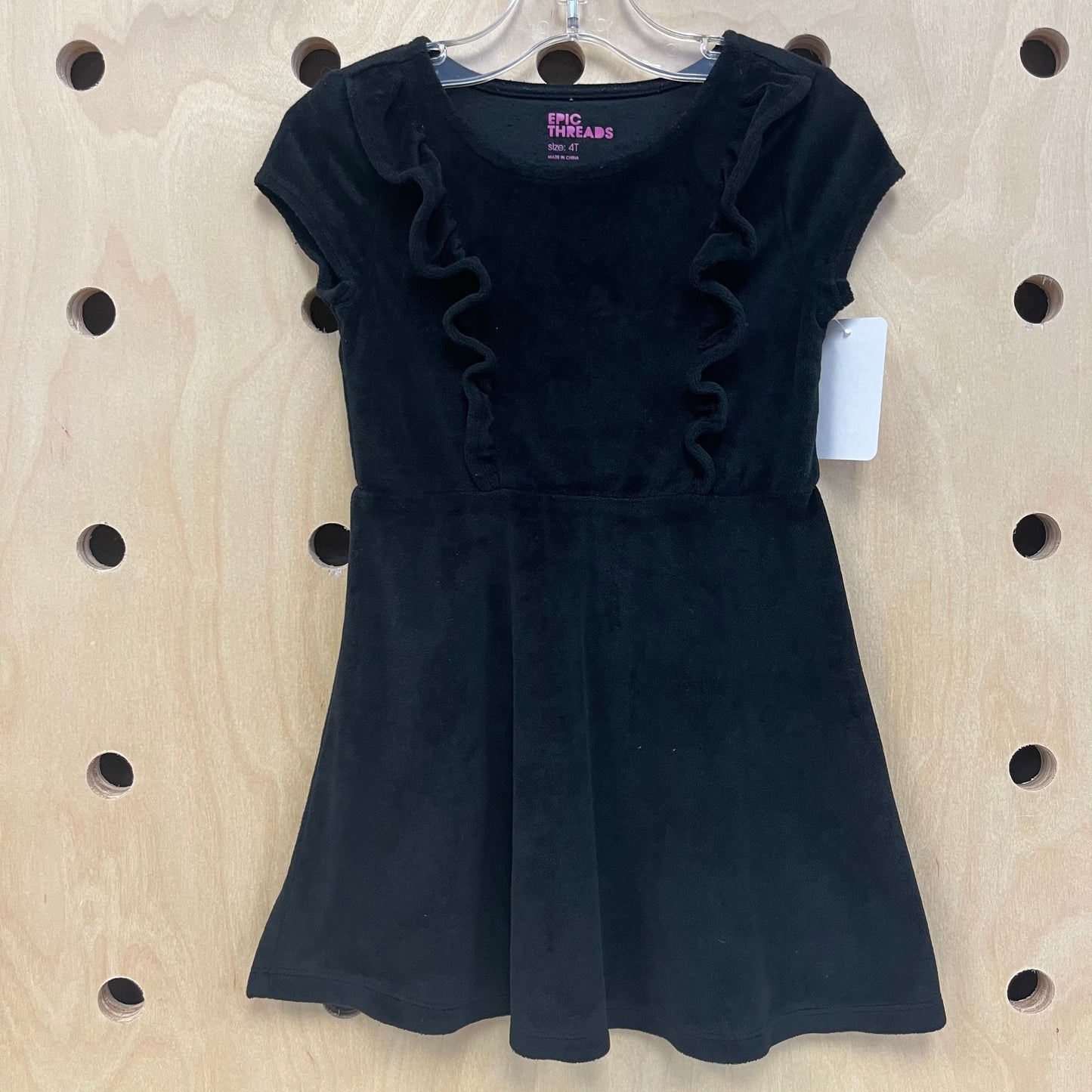 Black Velour Dress