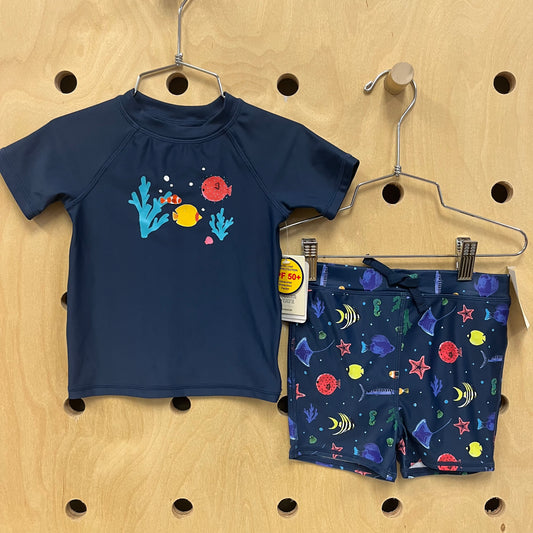 Navy Fish Swim Set NEW!