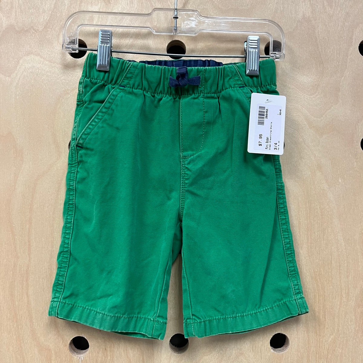 Green Drawstring Shorts