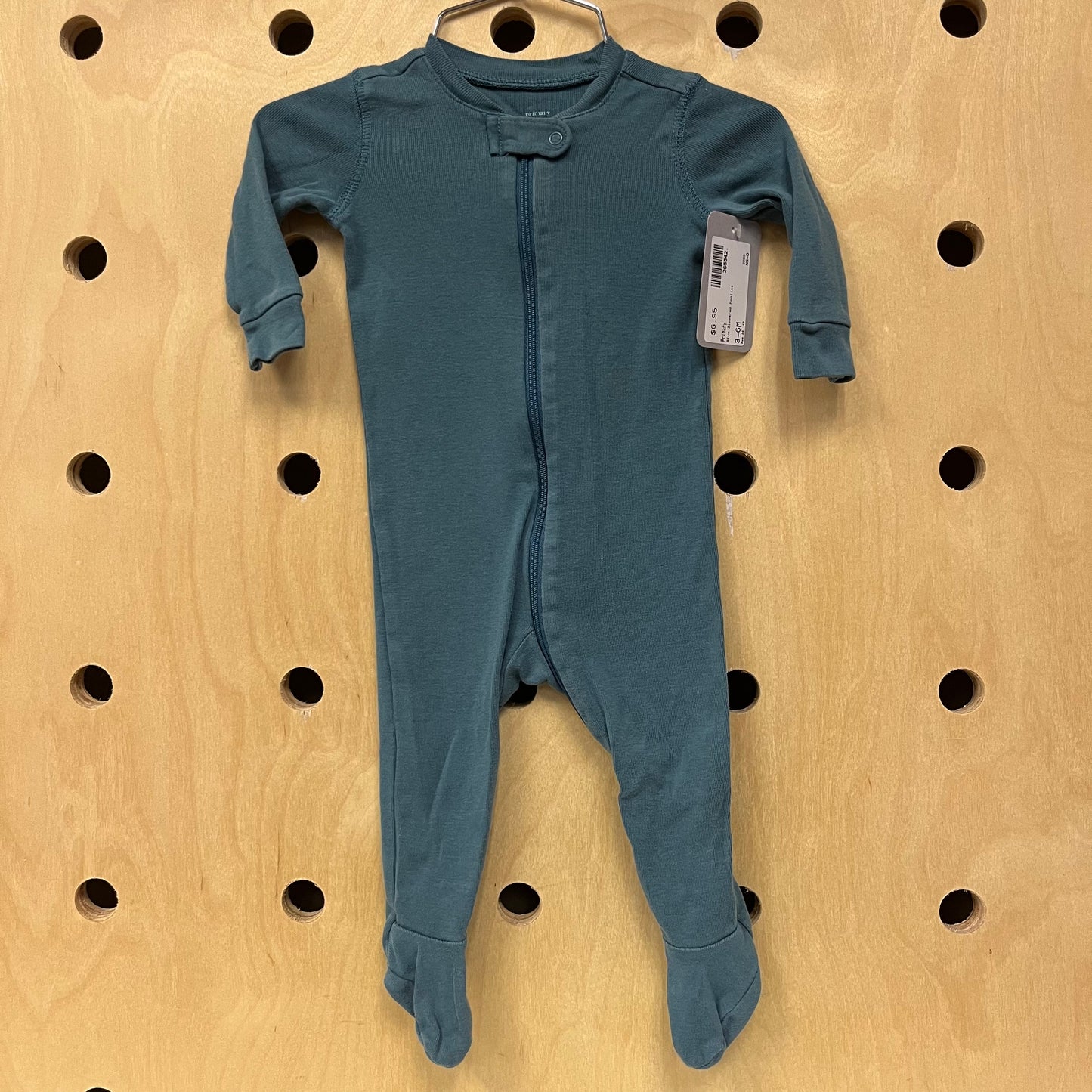 Blue Zippered Footies