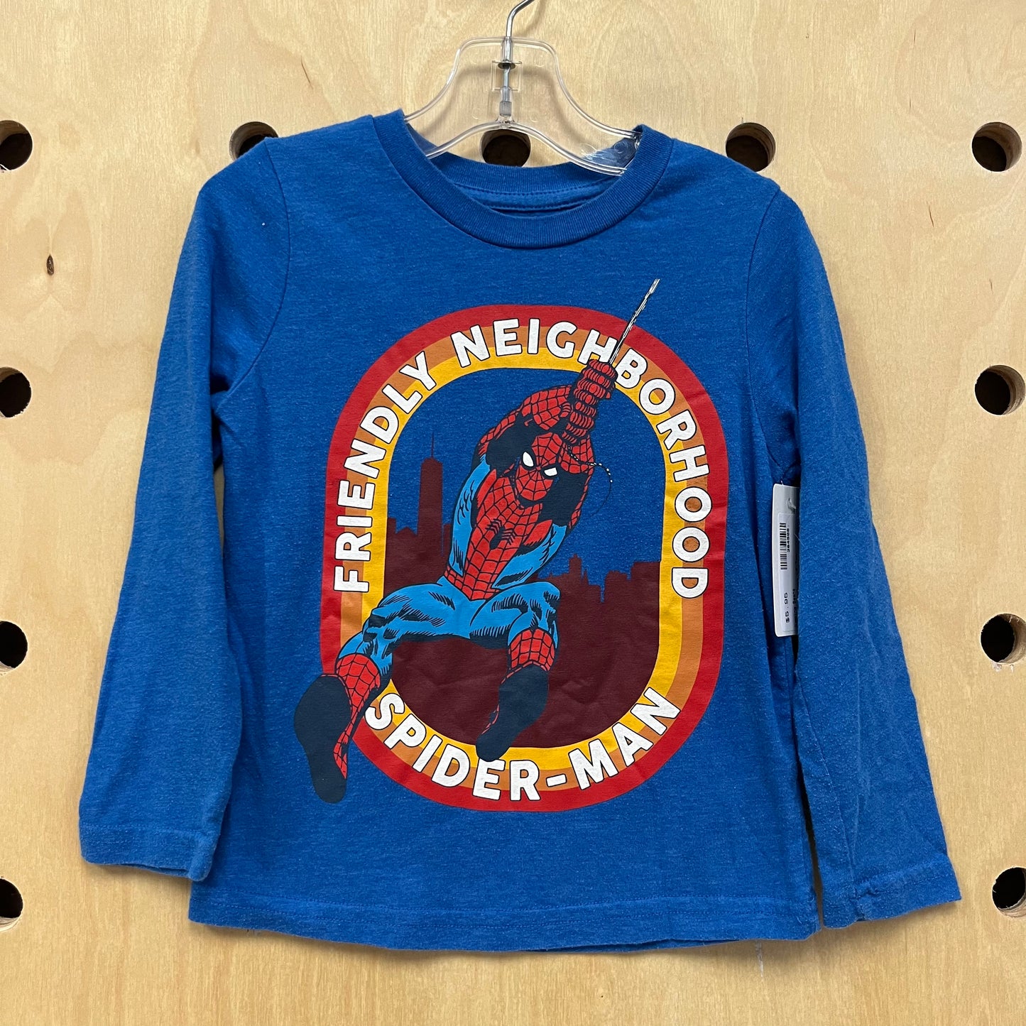 Blue Spiderman LS Tee