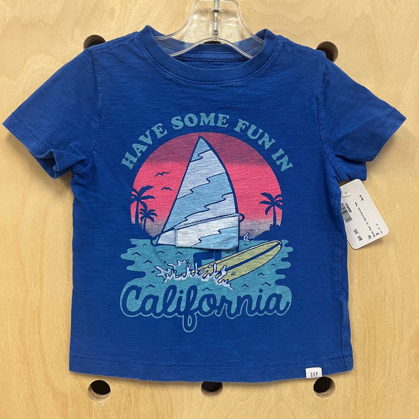Blue Fun in California Tee