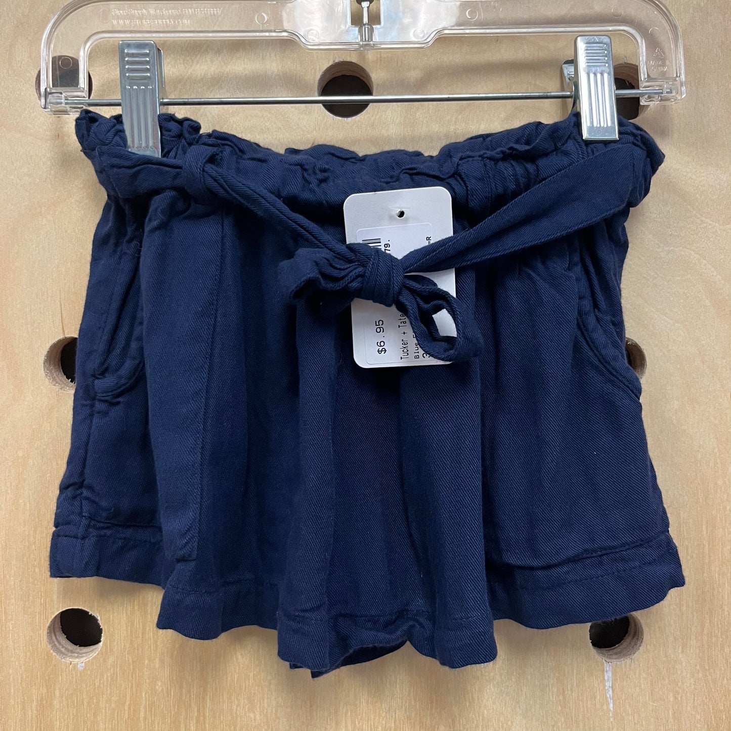 Blue Flowy Shorts