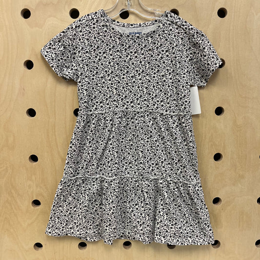 B&W Floral Dress