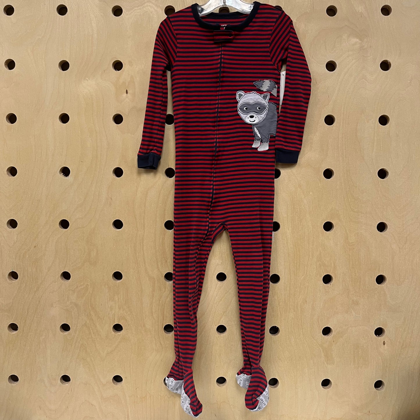 Red/Navy Raccoon Footies