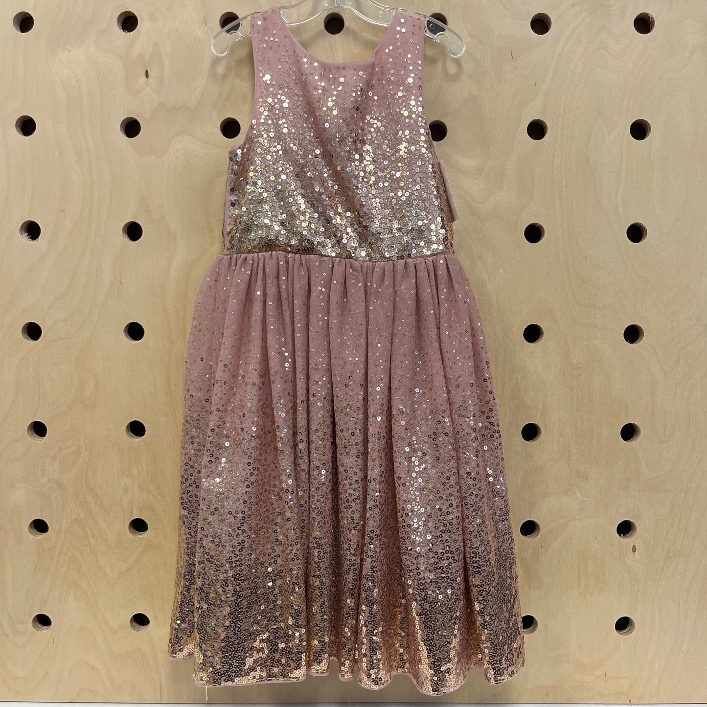 Pink & Gold Tulle Dress
