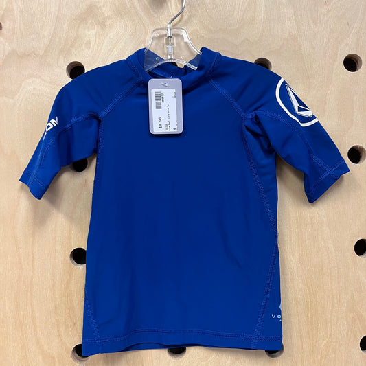 Blue Rash Guard Swim Tee