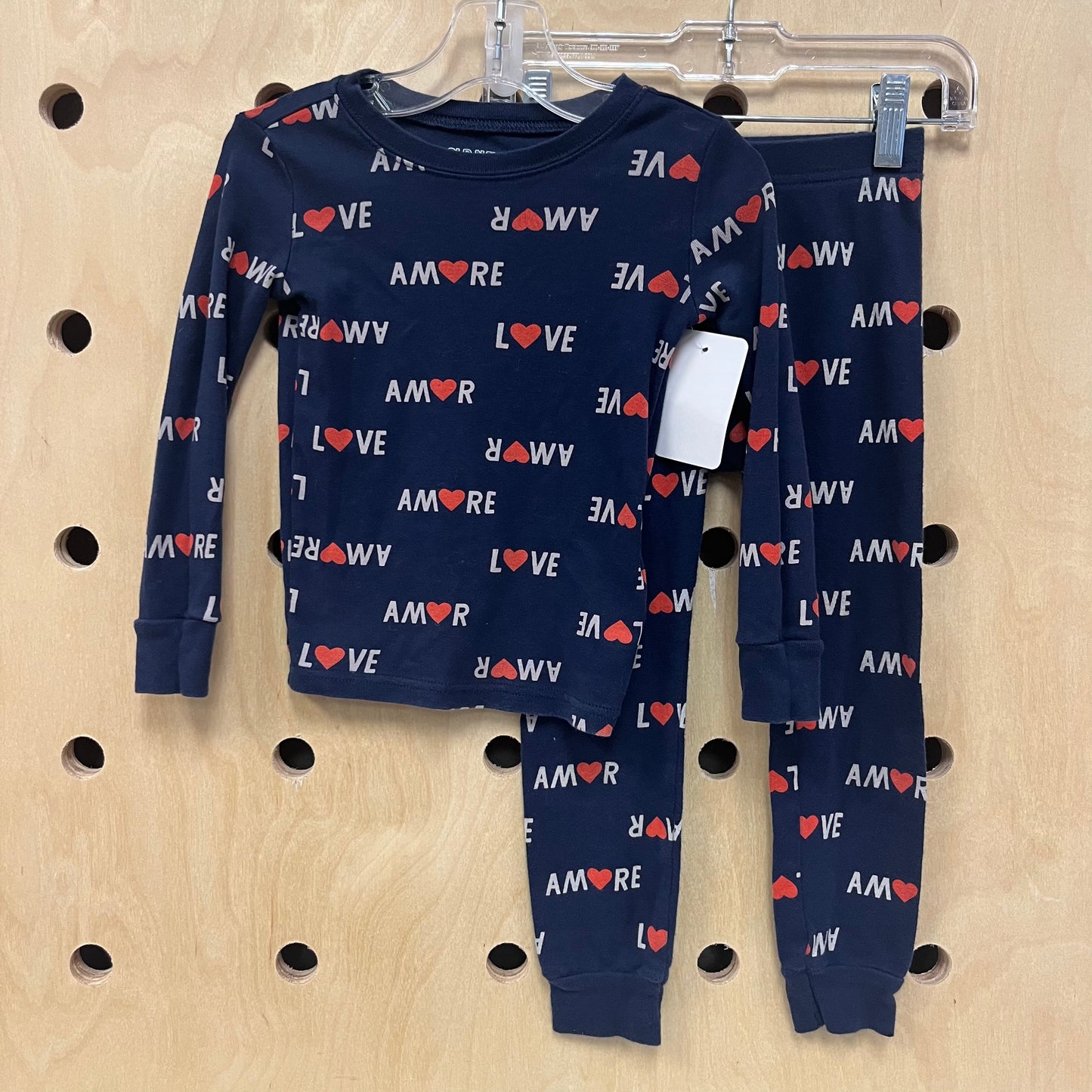 Navy Love Amore Pajamas