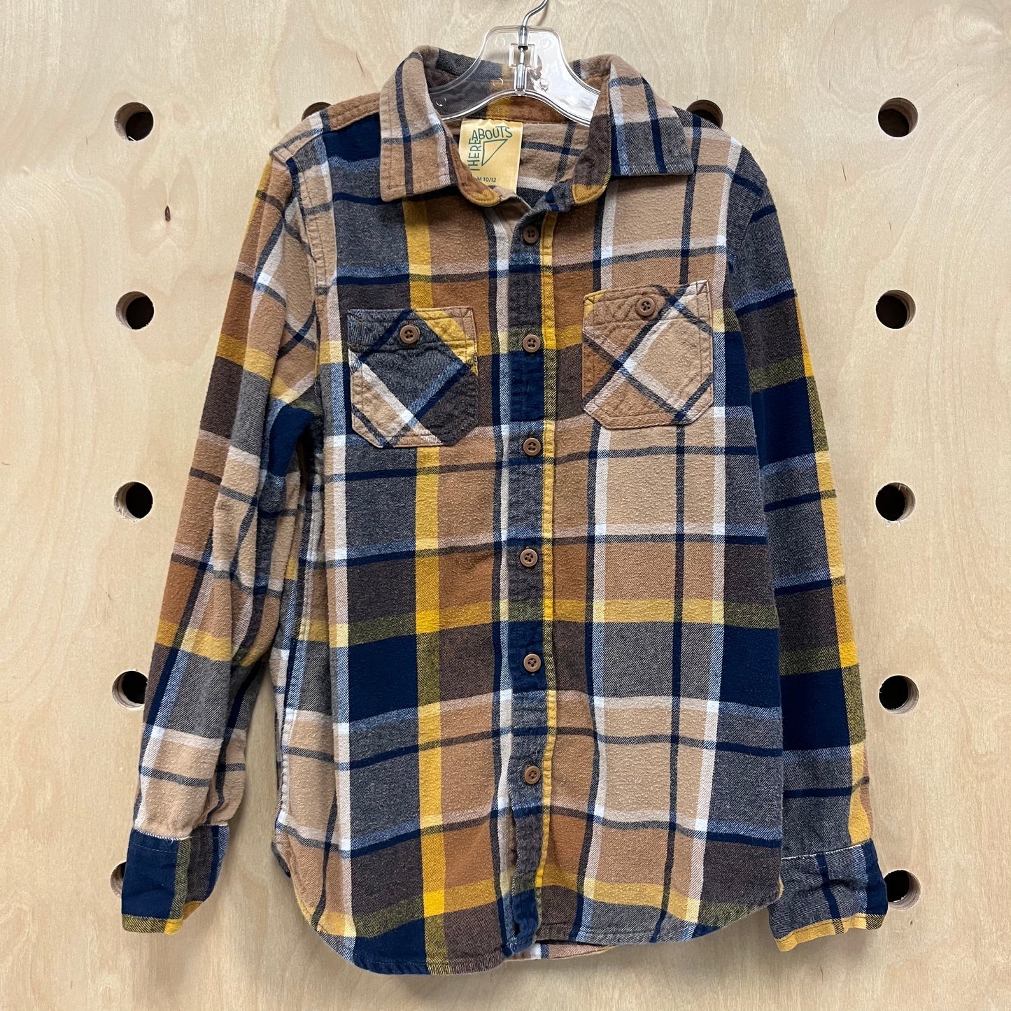 Tan + Blue Flannel