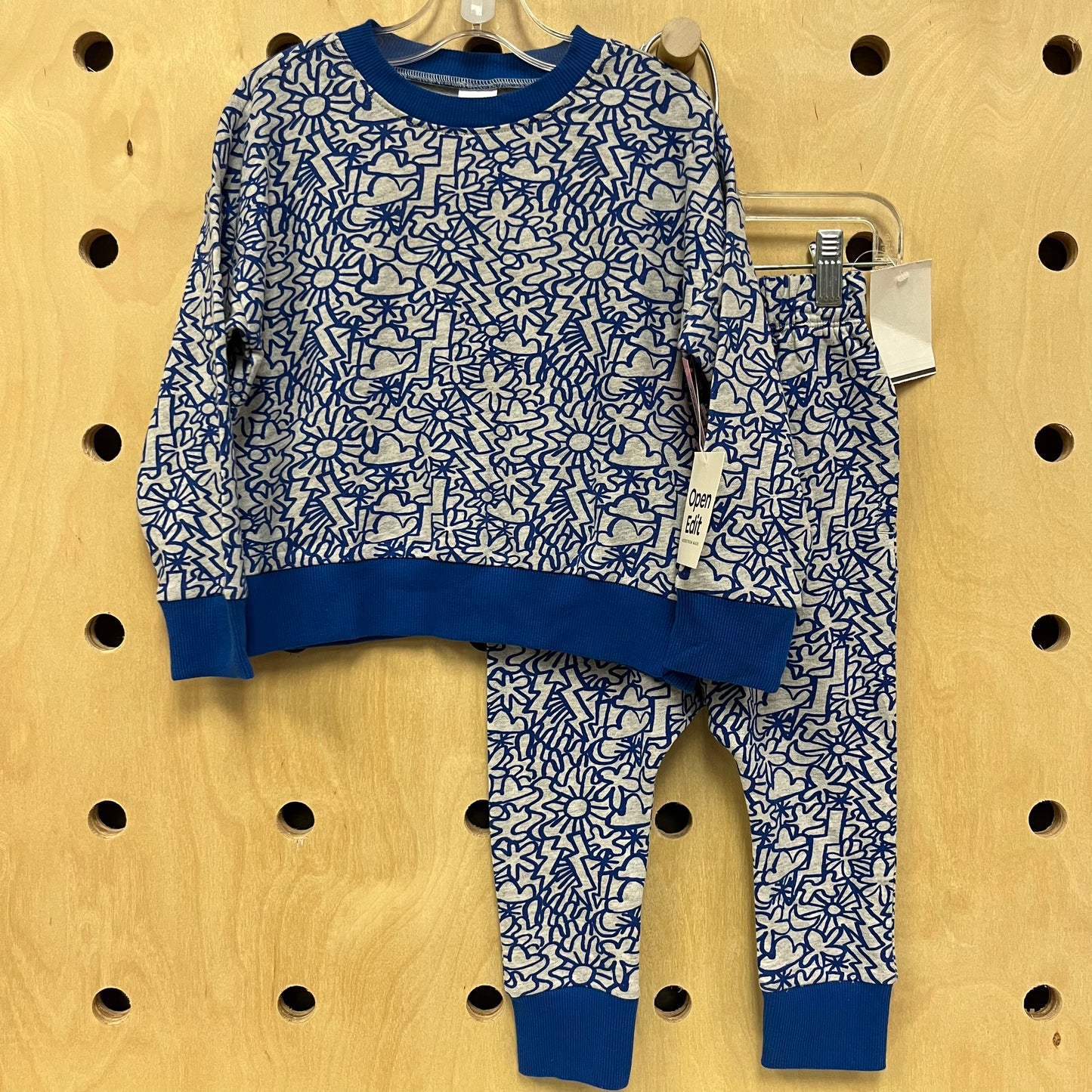 Grey/Blue Crewneck Outfit NEW!